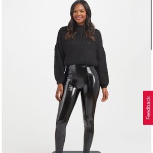 Faux Patent Leather Leggings spanx